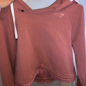 Gymshark x Whitney Simmons Crop Hoodie in Moab